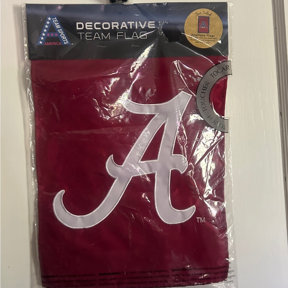 Alabama Crimson Tide Decorative Team Garden Flag. 🏈⚾️🏀